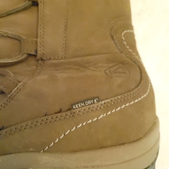 Keen Brighton Boot Womens 9 Brown Leather Waterproof Insulated - Picture 6 of 11